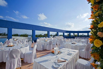 Westin Cancun Ceremony Set Up Terrace